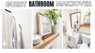 *NEW* GUEST BATHROOM MAKEOVER | BATHROOM DESIGN IDEAS | DIY