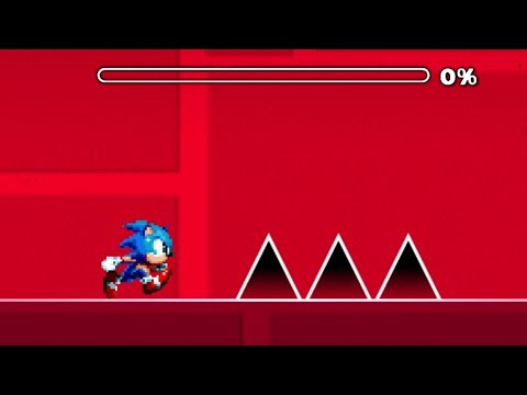 Sonic in Geometry Dash