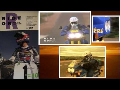 MOTOR CYCLE VIDEO MAGAZINE RIDE ON No24 1989年 10月号 #HONDA  #YAMAHA #KAWASAKI #XT600TENERE ＃ライドオンバイク