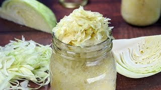 Choucroute fait maison ! Meilleure façon de préparer 1 chou-blanc ! Recette facile : 2 Ingrédients !