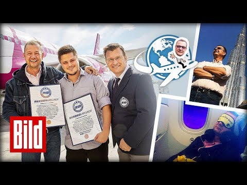 Irrste Weltreise! In 124 Stunden einmal um den Globus MIT Sightseeing