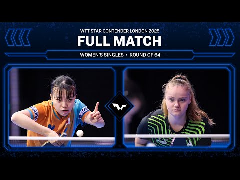 FULL MATCH | Yuna Ojio vs Leana Hochart | WS R64 | #WTTLondon 2025