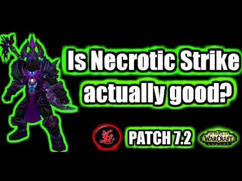 Unholy DK PVP guide | How to use necrotic strike in your rotation | WoW Legion Patch 7.2