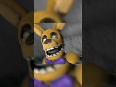 [FNAF] WHAT WE SAW VS WHAT SPRINGTRAP SAW!!! #fnaf #videogamecharacter #memes #springtrap