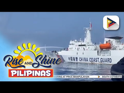 BRP Datu Bankaw ng BFAR, ilang ulit binomba ng water cannon ng Chinese Coast Guard