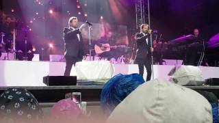 Alfie Boe & Michael Ball Scarbourough 28th of June 2017 A thousand Years