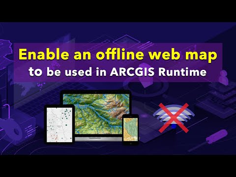 How to enable an offline webmap to be used with ArcGIS Maps SDKs for Native Apps.