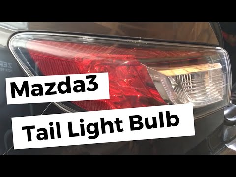Mazda 3 Tail Light Bulb Repacement
