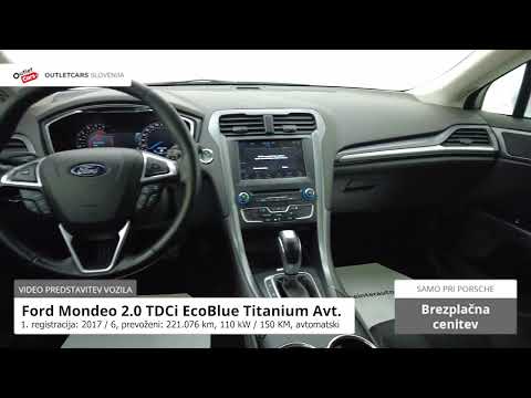 Ford Mondeo 2.0 TDCi EcoBlue Titanium Avt. - PREDSTAVITEV VOZILA