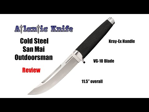Cold Steel San Mai Outdoorsman Fixed Knife Review |  Atlantic Knife Reviews