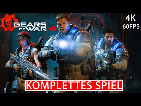 GEARS OF WAR 4 Gameplay Walkthrough FULL GAME Deutsch [4K 60FPS UHD] Kein Kommentar Part 1
