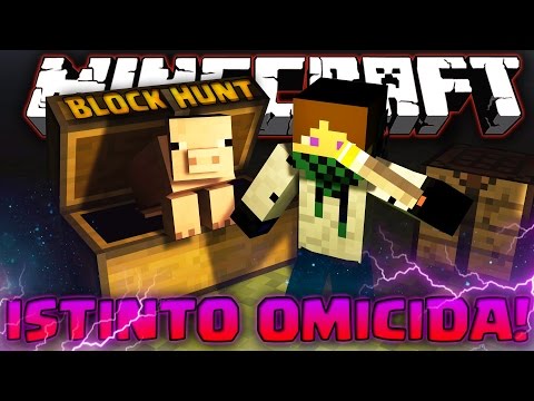 ISTINTO OMICIDA - Minecraft BLOCK HUNT W/ KeNoia JacoRollo ErenBlaze