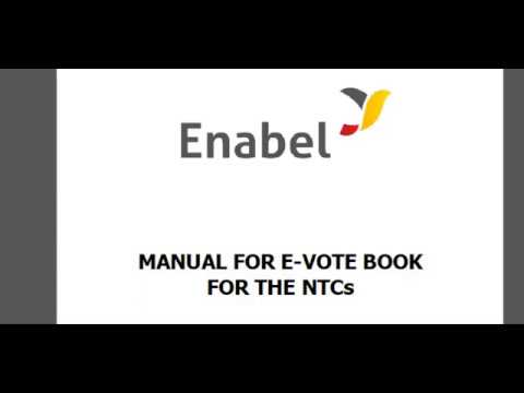 ENABEL LAUNCHES AN ELECTRONIC VOTE BOOK TOOL