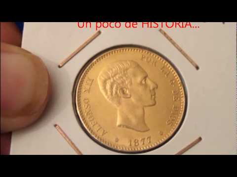 25 Pesetas de Oro Alfonso XII