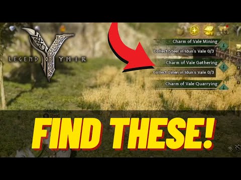 Locate Charm of Vale Mining, Gathering, Quarrying - Quick Tip | Legend of Ymir