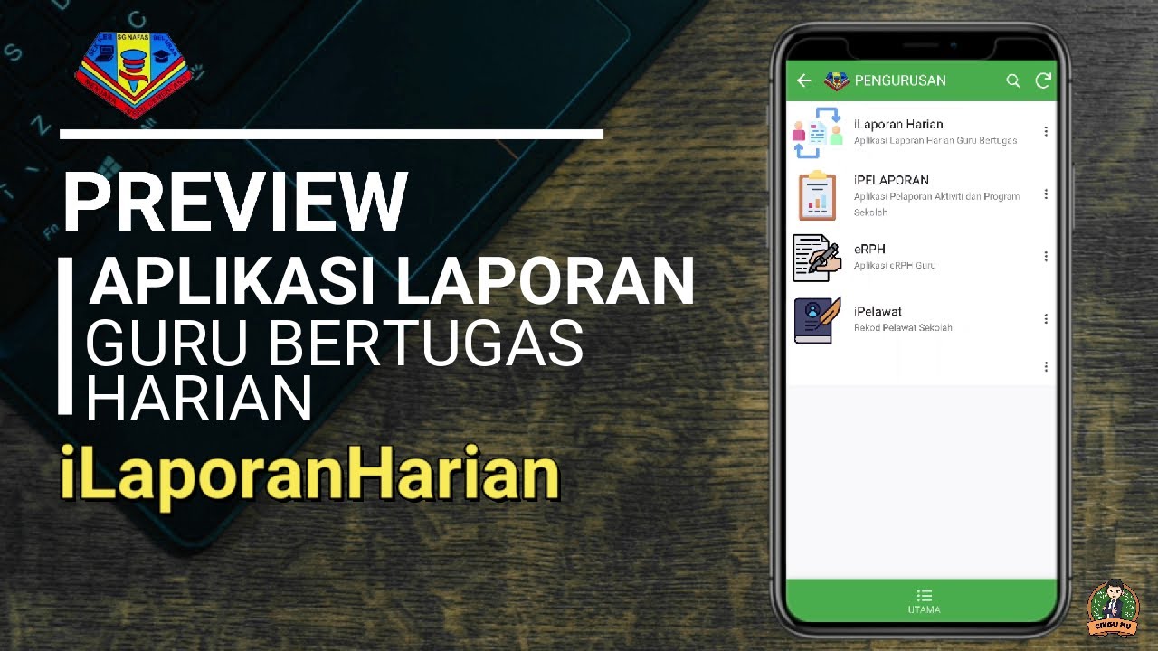 Preview Aplikasi Laporan Guru Bertugas Harian