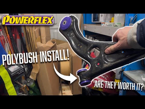 INSTALLING POWERFLEX POLYBUSHES ON THE GTI!