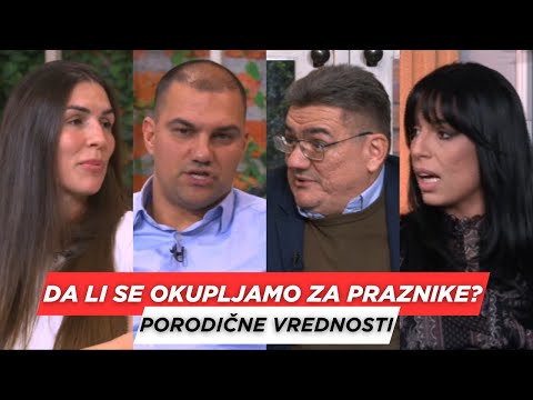 POSLE RUCKA - Da li se okupljamo za praznike - Porodicne vrednosti i nega srpske tradicije