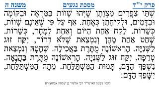 מסכת נגעים פרק י"ד משנה ה