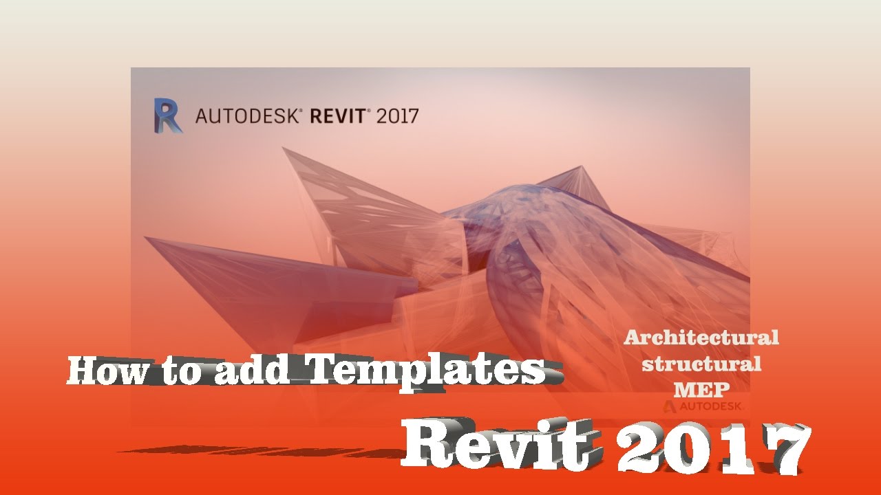 How to add missing Templates in Autodesk Revit 2017 without Download, Repair or Reinstall
