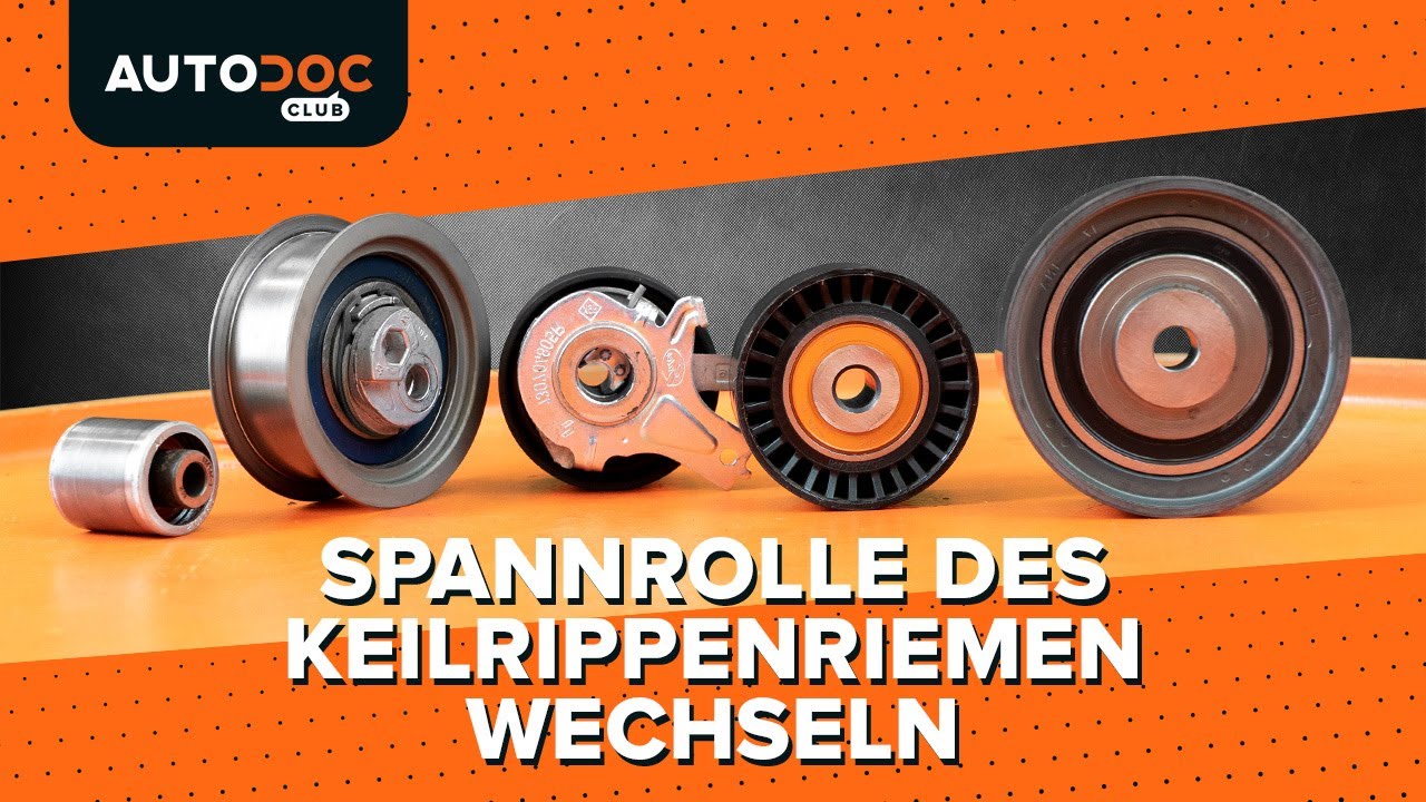 Keilrippenriemen Spannrolle wechseln Schritt für Schritt Anleitung