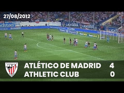 ⚽️ [Liga 12/13] J2 I Atlético Madrid 4 - Athletic Club 0 | LABURPENA