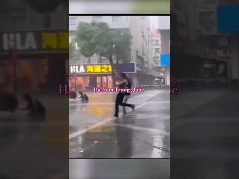 Gió  mưa lớn Hà Nam Trung Quốc 28/7#short #xuhuong
