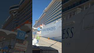 Royal Princess Cruise Ship in Matzalan Mexico #royalprincesscruiseship #cruiseport #princesscruise