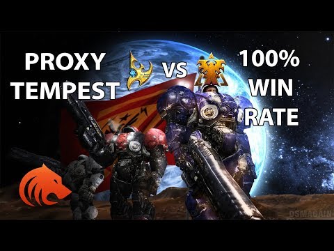 StarCraft 2: 100% PROXY Tempest Win Rate Build!!!