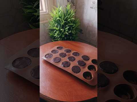 Sugar free home made dark chocolate 🍫 #chocolate #homemade #shorts #sugarfree #shrutihunasikatti