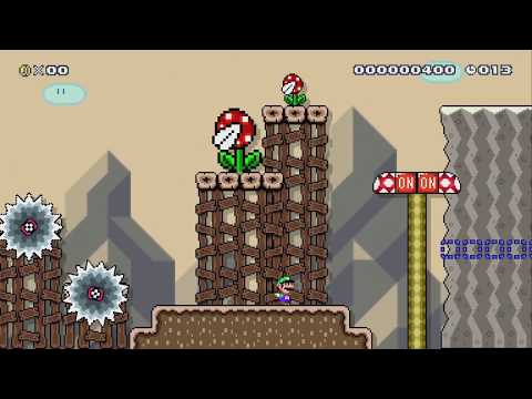 20 seconds: POW Block Mountain by Fl4xii - Super Mario Maker 2 - No Commentary 1bu