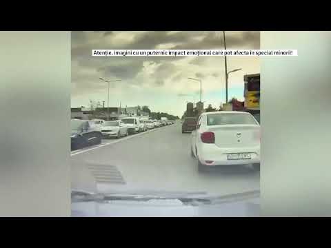 Noi IMAGINI cu accidentul în care o mamă și bebelușul său au fost spulberați pe trecerea de pietoni