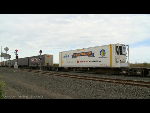 6MP4 TOLL Intermodal Container Freight - PoathTV Australian Trains & Railways