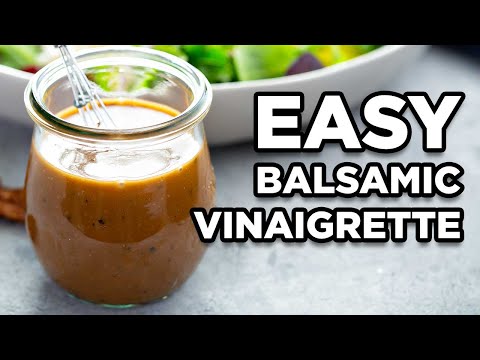 Homemade Balsamic Vinaigrette | Salad Dressing Recipes by MOMables