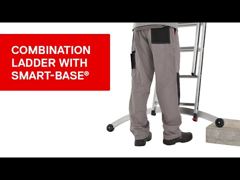 EN | ALU-PRO combination ladders with Smart-Base®