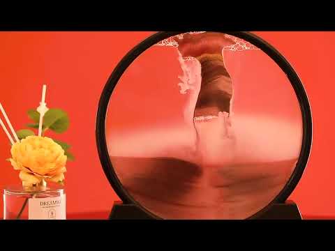 Round 3d LED SandLamp