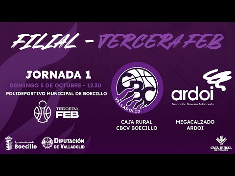 Caja Rural CBCV Boecillo - Megacalzado Ardoi | J1 Tercera FEB