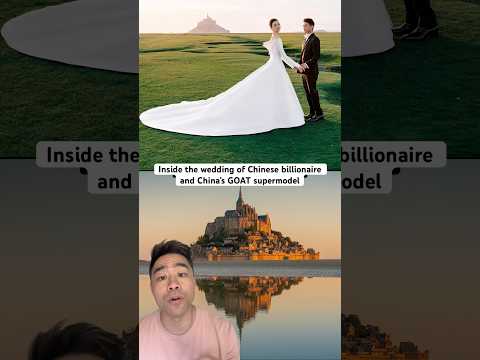 Inside the $30M wedding of Chinese billionaire and China’s GOAT supermodel #china #mingxi #wedding