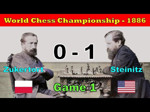 Steinitz vs Zukertort / Game 1 / World Championship -1886