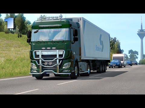 Driving DAF XF 410 Episode 1 - Dusseldorf to Liege - ETS2