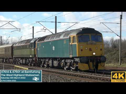 47614 & 47501 at Bamfurlong - 12th March 2022