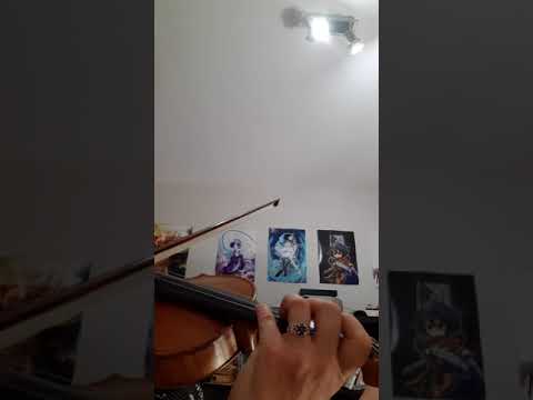 Présentation du travail réalisé en violon après deux mois de cours : un duo avec Alice, 15 ans.