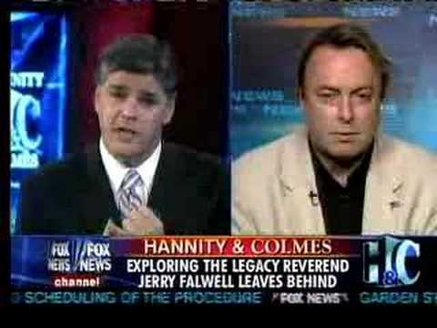 , title : 'Christopher Hitchens on Hannity & Colmes about Rev. Falwell’s Death'