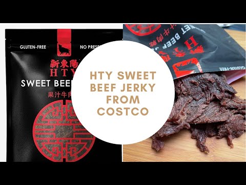 HTY Sweet Beef Jerky from Costco