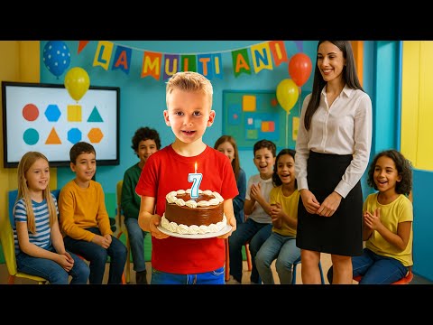 🥳 We celebrate MATEI'S DAY at ȘCOALA NOĂ 🏫 Happy Birthday, Matei ❤️