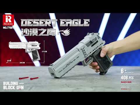 Reobrix 77001 Desert Eagle Gun - Desert Eagle Pistole Weapons Collection Waffenkollektion