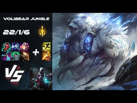JUNGLE Volibear vs Ekko - NA Grandmaster Patch 25.S3.1
