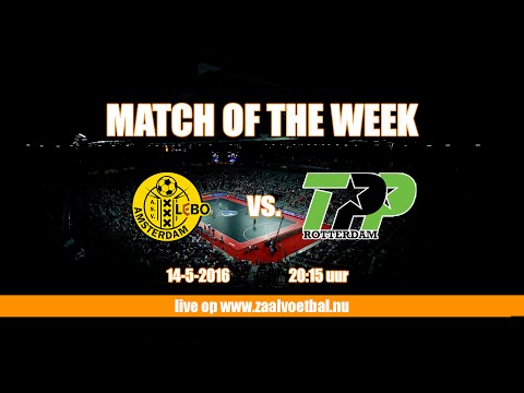 Zaalvoetbal 1/2 finale Play-offs ASV Lebo - TPP Rotterdam 14 mei 2016 2/3