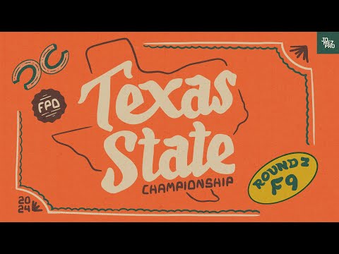 2024 Texas State Championship | FPO R2F9 | Scoggins, Steen, Handley, Hokom | Jomez Disc Golf