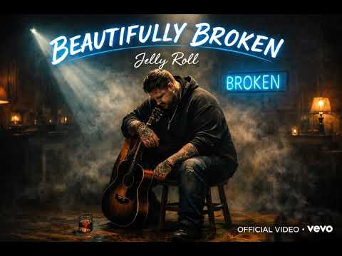 Beautifully Broken—Jelly Roll Type Beat | Emotional Country Soul 2026(Official Music Visualizer)